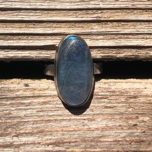 Sterling Silver Labradorite Ring size 7